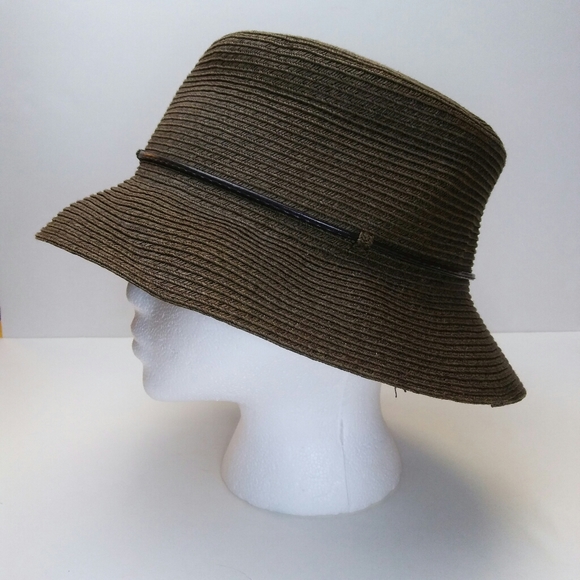 Bucket Hat of Upcycled Materials, OS - Picture 6 of 6